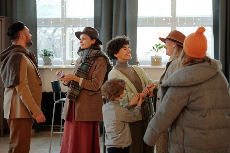 groupe qui se rencontre